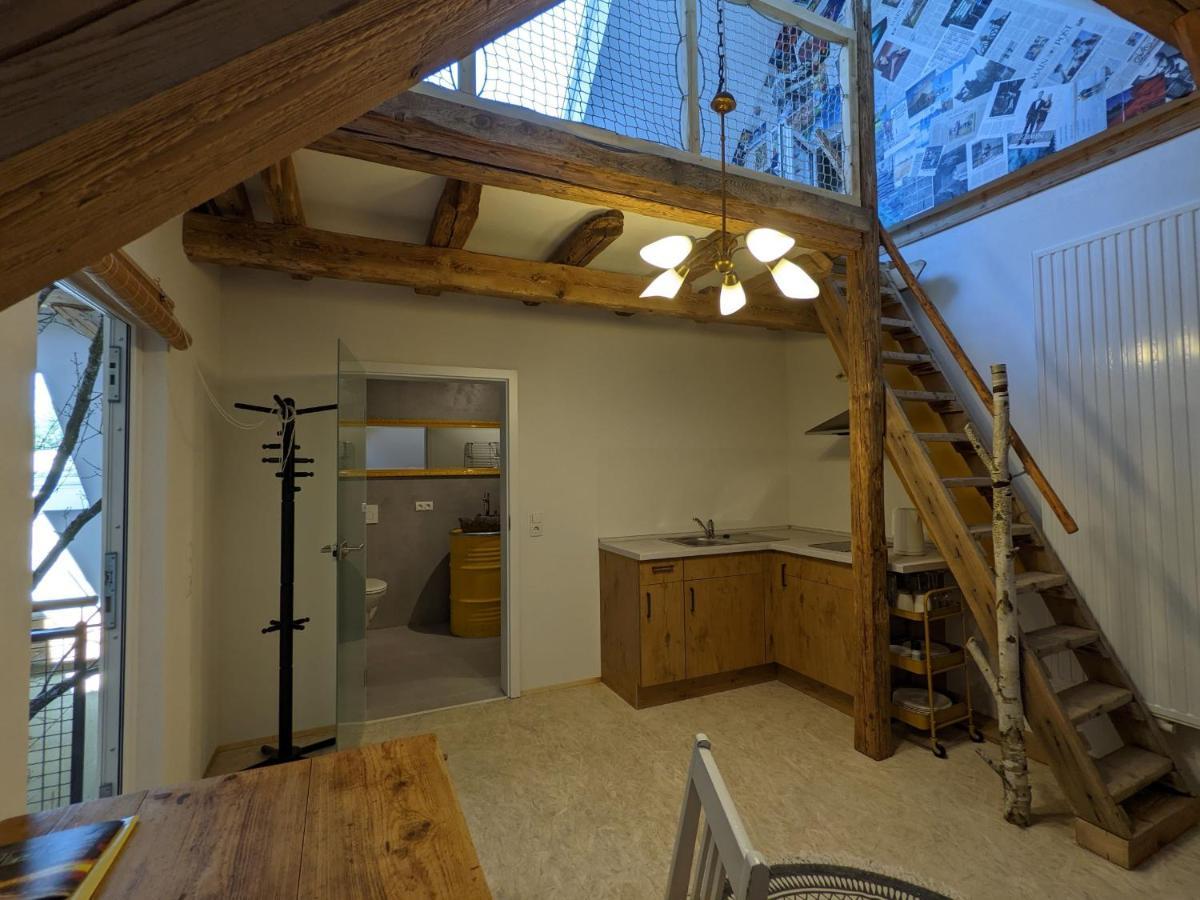 Schlafstaelle Apartment Geusfeld Bagian luar foto